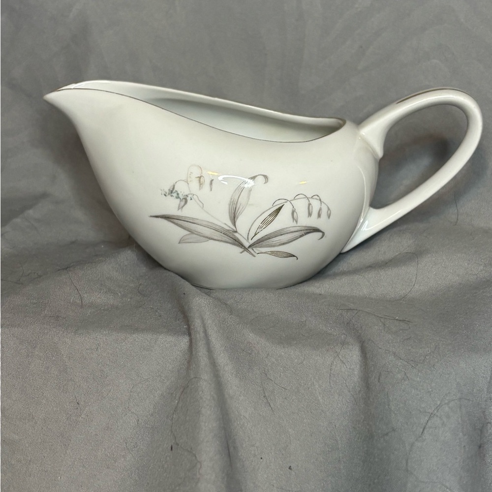 Vintage Kaysons Golden Rhapsody 1961 White Floral Creamer